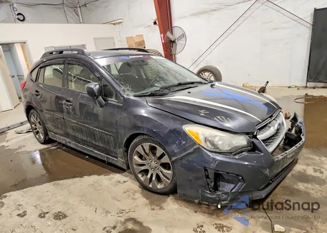 2014 Subaru Impreza Sport Premium from USA, damaged, VIN JF1GPAL65E8219292
